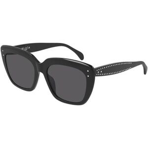 Alaia Women’s Black Sunglasses w Silver Stud Details. Style # AA0050S